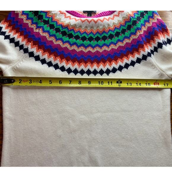 Talbots Geometric Crewneck Sweater - Picture 6 of 8